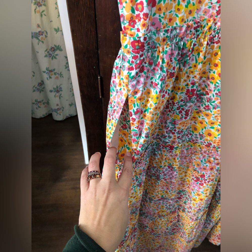 J. Crew Floral Midi Dress - Picture 6 of 7